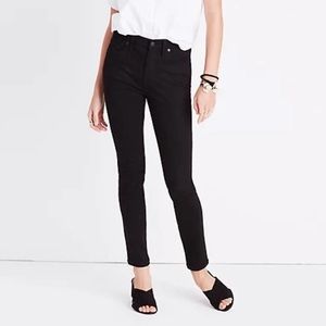 Madewell Jeans High Rise Skinny 9” Black